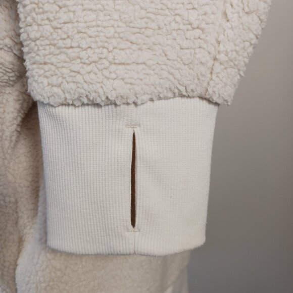Athleta, Tugga Sherpa Hoodie, Creamy Ivory, Size Large, Cozy, Soft, Warm - Picture 10 of 16